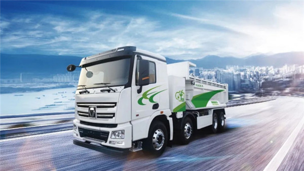 躍迪首批新能源渣土車(chē)正式投入營(yíng)運(yùn)！