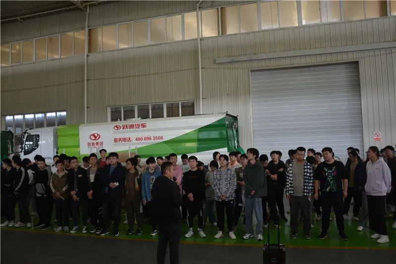 【走出校院 走進(jìn)企業(yè)】河北科技大學(xué)機械專業(yè)學(xué)生一行到躍迪集團(tuán)參觀交流