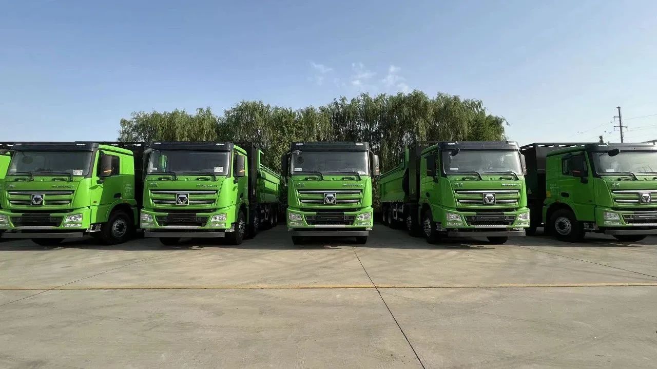 零污染、零排放--躍迪集團(tuán)新能源自卸渣土車